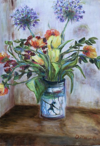 Steffis Blumen im Atelier